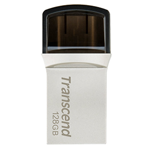 Transcend 128GB JetFlash 890 Type-C and USB Type-A 3.1 Gen 1 Flash Drive 130MB/s Speed