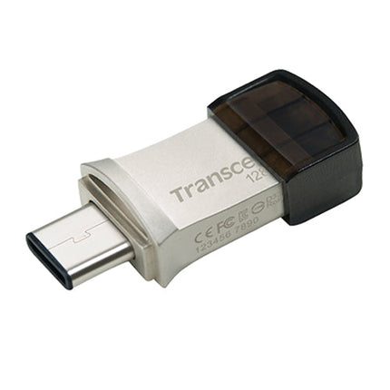 Transcend 128GB JetFlash 890 Type-C and USB Type-A 3.1 Gen 1 Flash Drive 130MB/s Speed