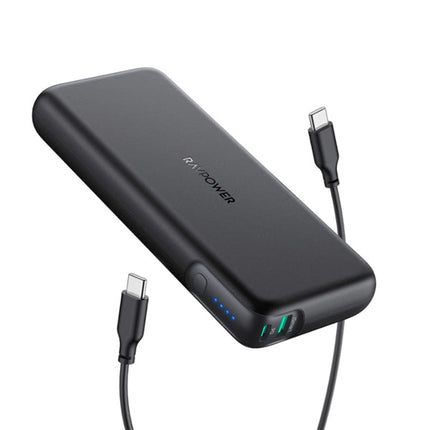 RAVPower RP-PB201 PD Pioneer 20000mAh 60W 2-Port Portable Charger - Black