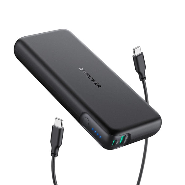 RAVPower RP-PB201 PD Pioneer 20000mAh 60W 2-Port Portable Charger - Black