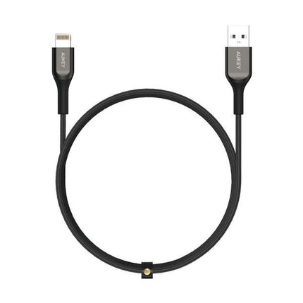 Aukey Impulse Titan Kevlar Core Lightning to USB-A Cable (2 M) - Black