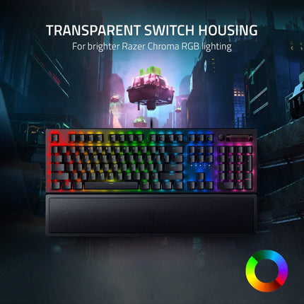 Razer BlackWidow V3 Mechanical Gaming Keyboard Chroma RGB Lighting - Black