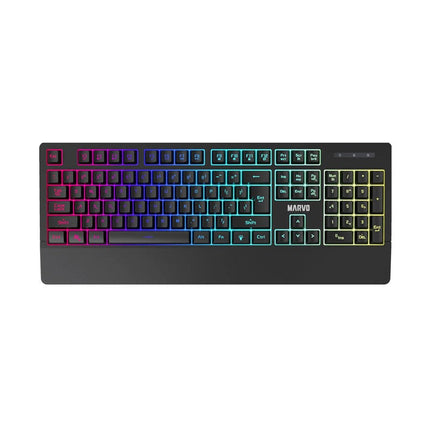 MARVO K635 EN Wired Membrane Gaming Keyboard - Black