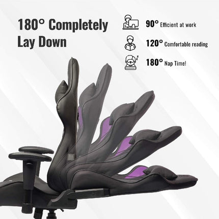 Cooler Master Caliber R1 Gaming Chair - Black/Purple