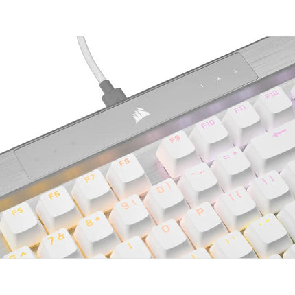 Corsair K70 PRO Wired RGB Optical-Mechanical Gaming Keyboard - White