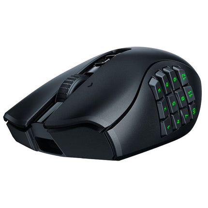Razer Naga V2 Pro MMO Wireless Gaming Mouse with HyperScroll Pro Wheel - Black