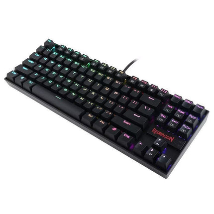 Redragon KUMARA K552 RGB TKL Wired Mechanical Gaming Keyboard (Blue Switch) - Black