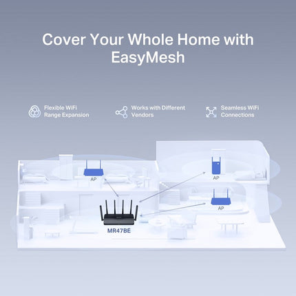 Mercusys BE9300 Dual Band Wi-Fi 7 Router