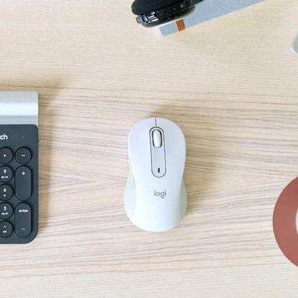 Logitech Signature M650 L Wireless Mouse - Off White