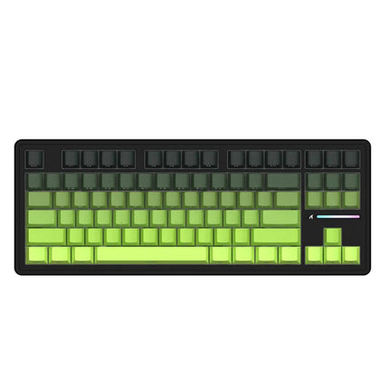 ATTACK SHARK M87PRO Wireless Mechanical Keyboard with Side Printed PBT Keycaps - Gradient Green