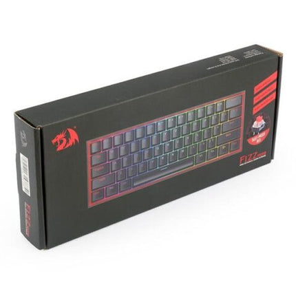 Redragon Fizz Pro K616-RGB Bluetooth, 2.4G,Wired RGB Mechanical Gaming Keyboard - Black