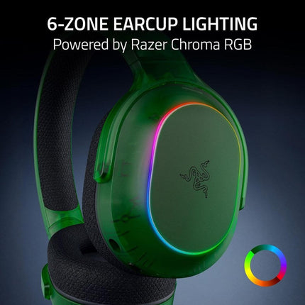 Razer Barracuda X Chroma Wireless Multi-Platform Gaming Headset for PC, Mac, PS4/PS5, Switch, Steam Deck and Mobile - Phantom Green Edition
