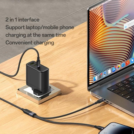 Yesido 100W 2 in 1 Type-C to Type-C and Lightning Cable