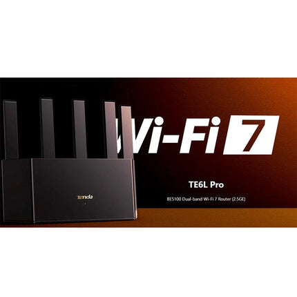 Tenda BE5100 Dual-band Wi-Fi 7 Router (2.5GE) with 5 External Antenas