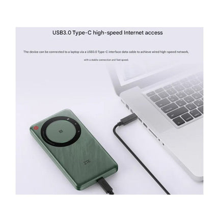 ZTE 5G Portable WiFi Mobile Router U30 Air, Intelligent Dual Network up to 650Mbps, NFC One Touch Connect, 4500mAh Large Battery Unlock - Global Version