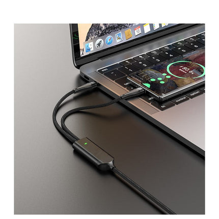 Hoco 100 W 2 in 1 Type-C Charging Cable