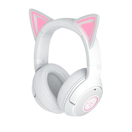Razer Kraken Kitty V2 Wireless Bluetooth RGB Gaming Headset with Kitty Ears - White