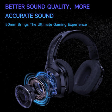 RYR Captain 700 Wireless Gaming Headset, for PS4 / PS5 / Nintendo Switch / PC - Black