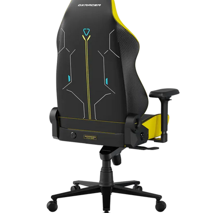DXRacer MARTIAN Series Electric Adjustable Backrest Large Gaming Chair - Black/Yellow