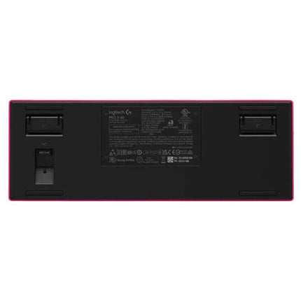 Logitech PRO X 2 Lightspeed Wireless Gaming Headset - Magenta + Logitech G PRO X 60 LIGHTSPEED Wireless RGB Mechanical Gaming Keyboard, Optical Tactile Switch - Magenta (US Layout)