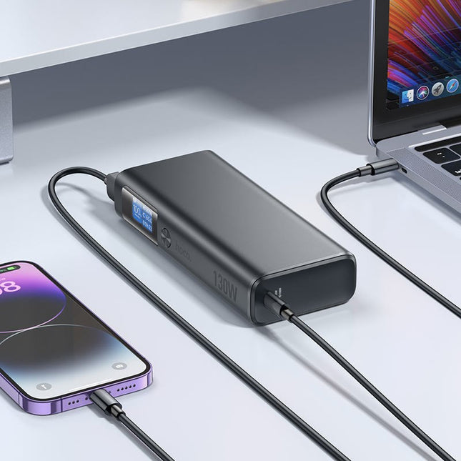 Hoco 20000mAh, 130W Fast Charging Power Bank