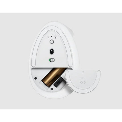 Logitech Lift Bluetooth Vertical Ergonomic Wireless Mouse - Off White