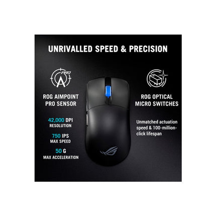 Asus ROG Harpe II Ace Ultralight Wireless Gaming Mouse - Black