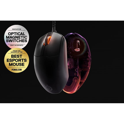 SteelSeries PRIME+ Wired Optical Gaming Mouse - Black