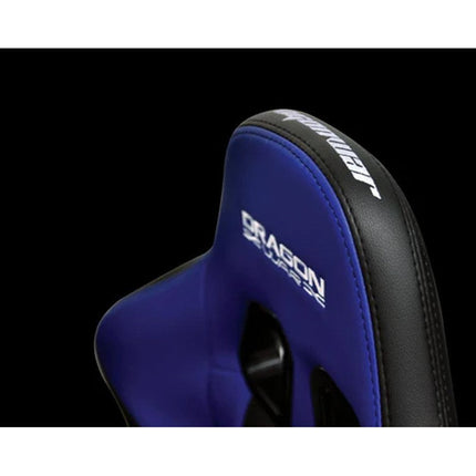 Dragon War GC-004 Ergonomic Racing Chair, 2D Armrest Blue/Black