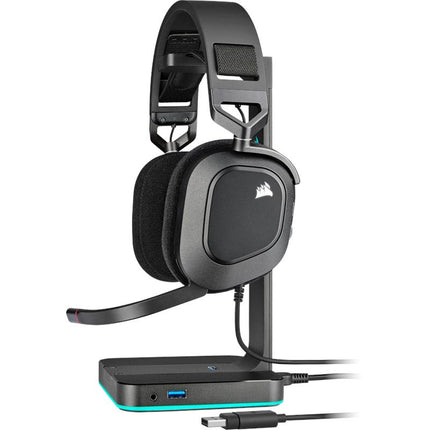 Corsair HS80 RGB USB Wired Gaming Headset for PC - Carbon