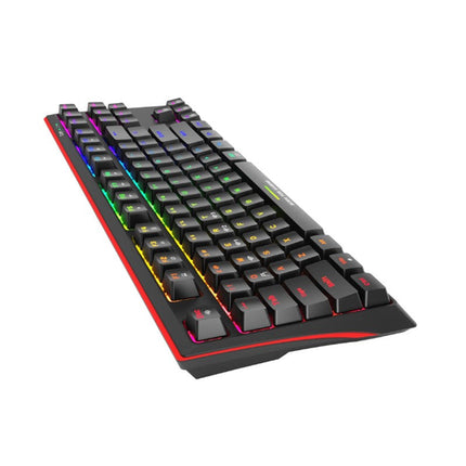 MARVO KG953W EN (Red Switch) 80% Wired & Wireless Mode Mechanical Gaming Keyboard - Black