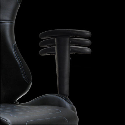 Dragon War GC-003 Ergonomic Racing Chair, 2D Armrest - Black