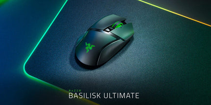 Razer Basilisk Ultimate Wireless Gaming Mouse with Charging Station - Black