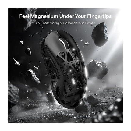 ATTACK SHARK R2 Magnesium Alloy PAW3950 8K Tri-Mode (Bluetooth/2.4G /Wired) Wireless Gaming Mouse
