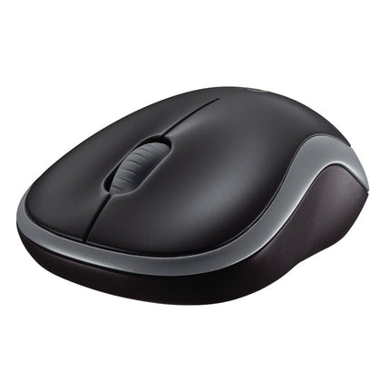 Logitech M185 Wireless Mouse, 2.4 GHz with USB Mini Receiver, 12-Month Battery Life, Compatible with PC, Laptop - Grey