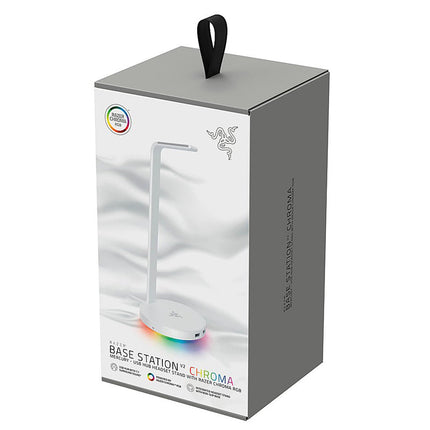 Razer Base Station V2 Chroma Headset Stand USB Hub - Mercury White