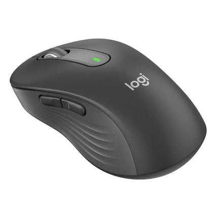 Logitech Signature M650 Wireless Mouse, For Small to Medium Sized Hands, Silent Clicks, 5 Buttons, Bluetooth, Multi-Device Compatibility, 400 DPI, 10 M Range - Graphite