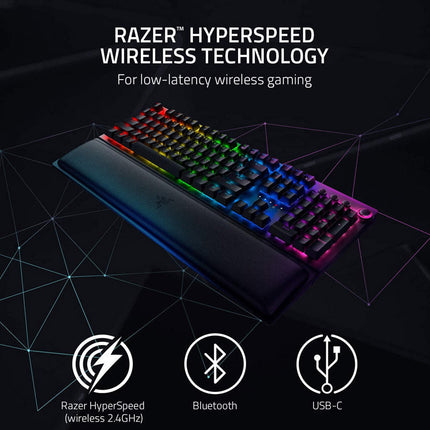Razer BlackWidow V3 Pro Wireless Mechanical Gaming Keyboard Chroma RGB Lighting