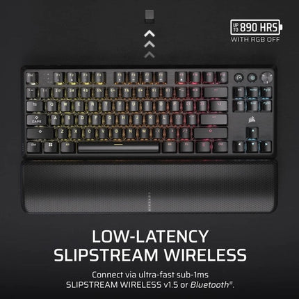 Corsair K70 CORE TKL Wireless RGB Mechanical Gaming Keyboard - Black