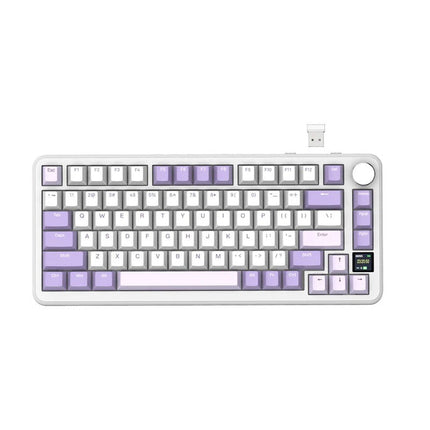 ATTACK SHARK X85PRO Tri-Mode (USB-C/2.4G /Bluetooth) 75% Wireless Gasket Mechanical Gaming Keyboard