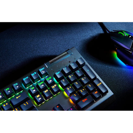 Razer BlackWidow V4 X Mechanical Gaming Keyboard with Razer Chroma RGB Green Swith  (Arabic Layout) - Black
