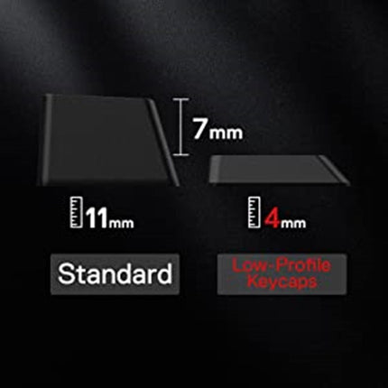 Redragon K632 Noctis 60% Wired RGB, Ultra-Thin Low Profile Mechanical Gaming Keyboard - Black