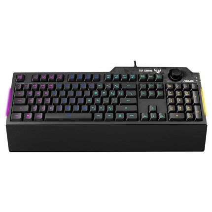 Asus RA04 TUF Gaming K1 RGB Wired Gaming Keyboard, Arabic - Black
