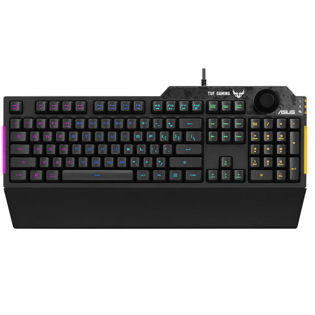 Asus RA04 TUF Gaming K1 RGB Wired Gaming Keyboard, Arabic - Black