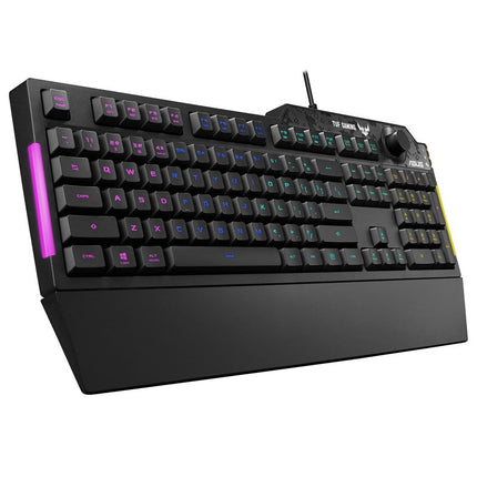 Asus RA04 TUF Gaming K1 RGB Wired Gaming Keyboard, Arabic - Black
