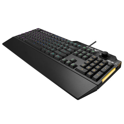 Asus RA04 TUF Gaming K1 RGB Wired Gaming Keyboard, Arabic - Black