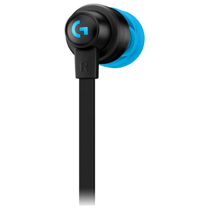 Logitech G333 Wired Gaming Earphones, 3.5mm - Black
