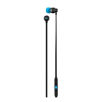Logitech G333 Wired Gaming Earphones, 3.5mm - Black