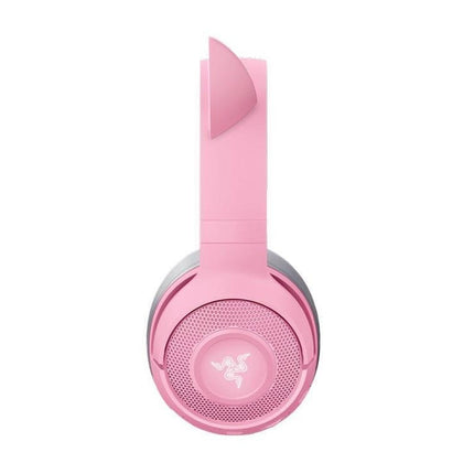 Razer Kraken BT Kitty Edition Wireless Bluetooth Gaming Headset with Chroma RGB - Quartz Pink