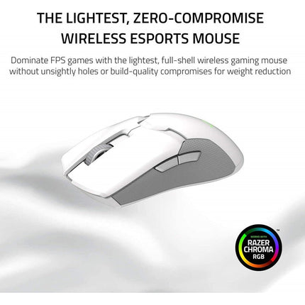 Razer Viper Ultimate Lightest Wireless Gaming Mouse & RGB Charging Dock  - Mercury